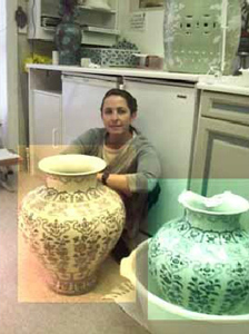Restoration of Early Ming Guan Baluster Jars Osnat Hecht restored Early Ming Guan Baluster Jars